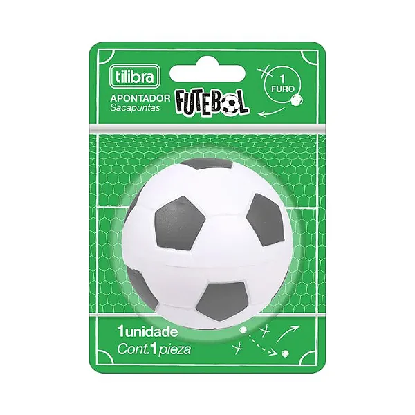 Apontador 1 Furo C/dep Futebol - Tilibra