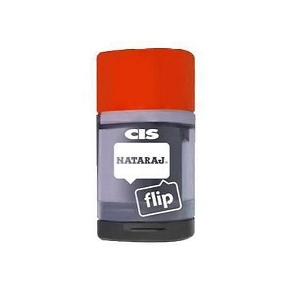 Apontador C/deposito E Borracha Flip - Cis