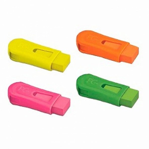 Apontador C/dep + Borracha Sortido - Faber Castell