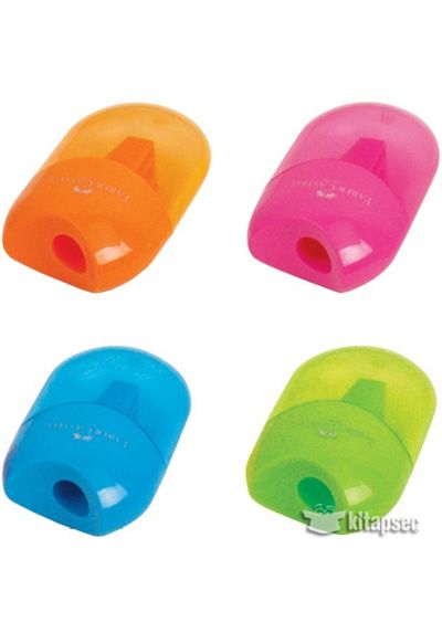 Apontador C/dep Mini Shape Neon - Faber Castell