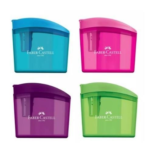 Apontador C/dep Clickbox Sortido - Faber Castell