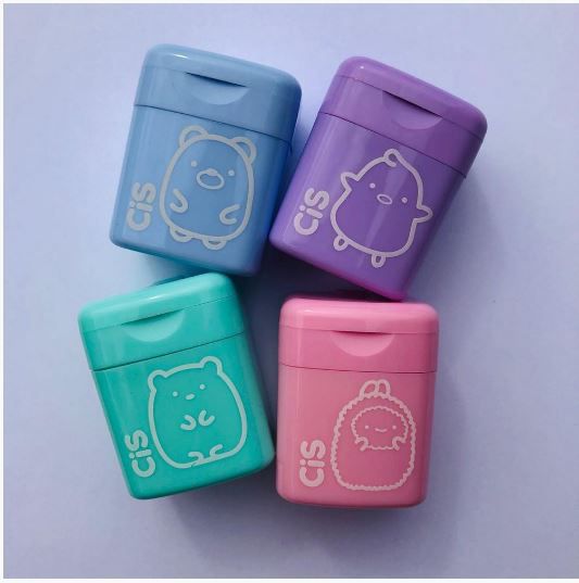 Apontador C/deposito Pastel Sortido - Cis