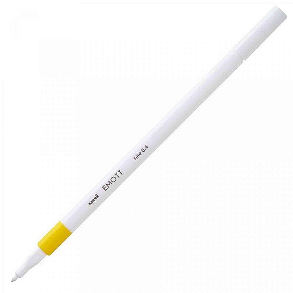 Caneta 0,4 Emott Amarelo - Uni