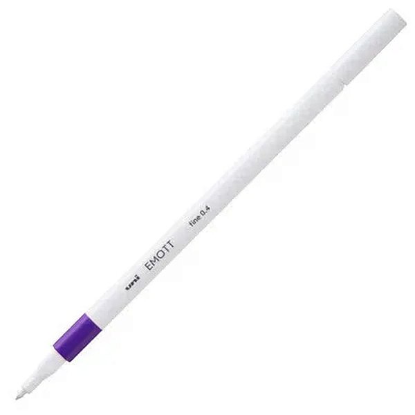 Caneta 0,4 Emott Roxo - Uni