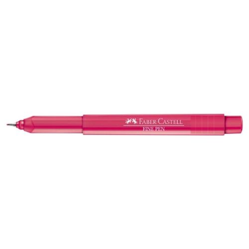 Caneta Fine Pen 0,4 Rosa - Faber Castell