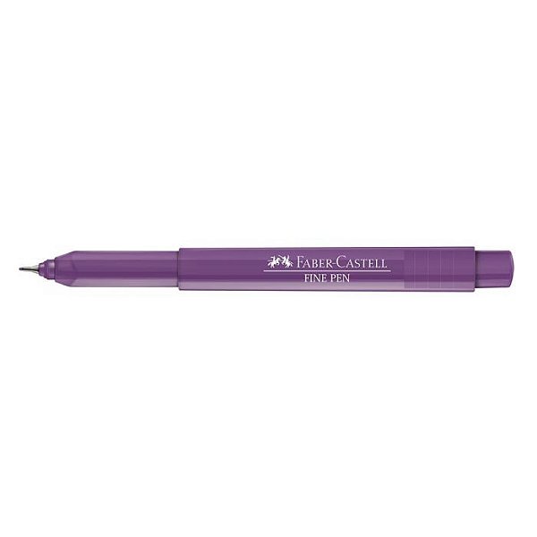 Caneta Fine Pen 0,4 Carmim - Faber Castell