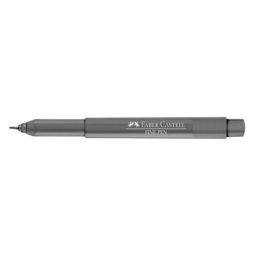 Caneta Fine Pen 0,4 Cinza - Faber Castell