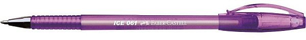 Caneta Esf Boligrafos 061 Ice Roxa - Faber