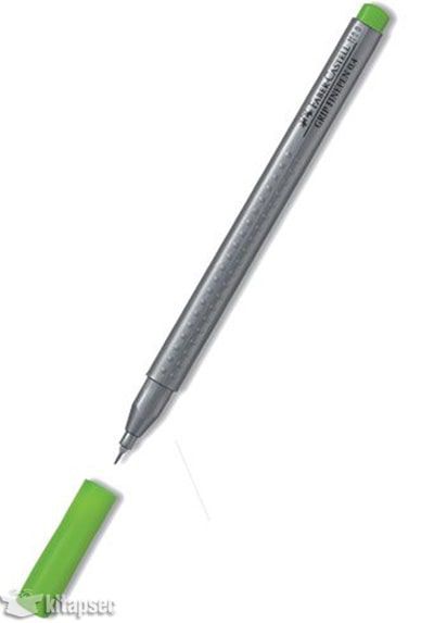 Caneta Grip Ponta Ultra Fina Verde Limao - Faber