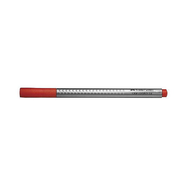 Caneta Grip Ponta Ultra Fina Vermelha - Faber
