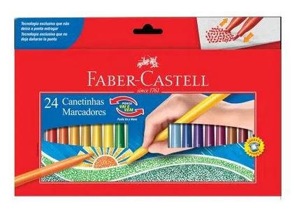 Canetinha C/24 Vai E Vem - Faber Castell