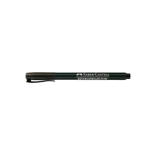 Caneta Retroprojetor 1,0mm Preta - Faber Castell
