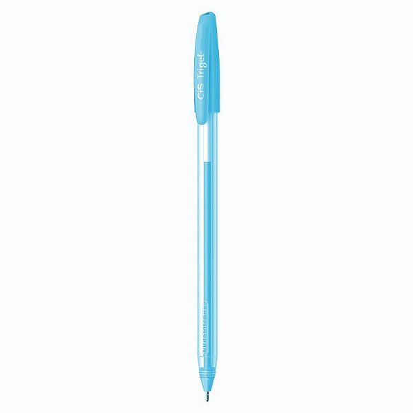 Caneta Esf 0,8mm Trigel Pastel Azul - Cis