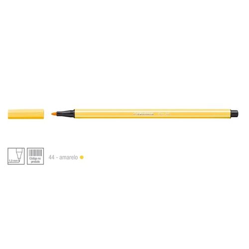 Caneta Point 68/44 1,0mm Amarelo - Stabilo