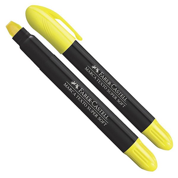 Marca Texto Super Gel Amarelo - Faber Castell