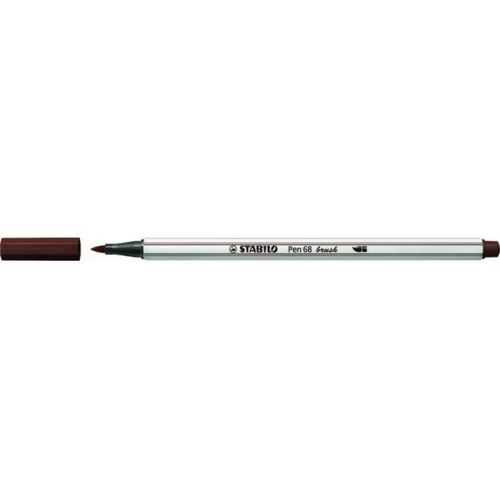 Caneta Pen 568/45 Brush Marrom Escuro - Stabilo
