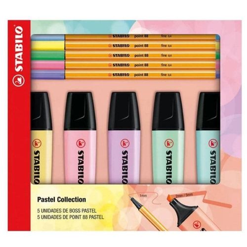 Kit Pastel Collection C/10 Boss/point - Stabilo
