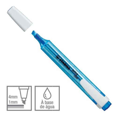 Marcador Texto Swing Cool Azul - Stabilo