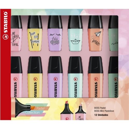 Kit Pastel Collection C/12 Boss/m Love - Stabilo
