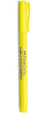 Caneta Marca Texto Grifpen Amarelo - Faber Castell