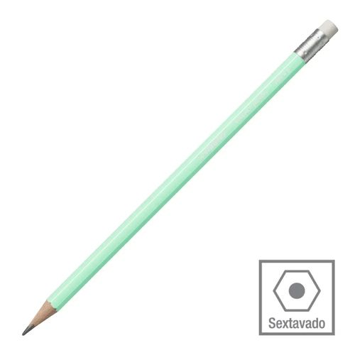 Lapis C/borracha Hb Swano Pastel Verde - Stabilo