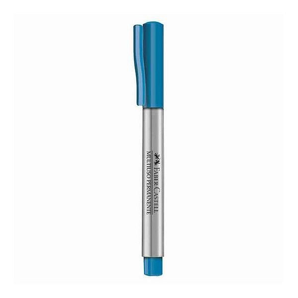 Marcador Permanente Multiuso Azul - Faber