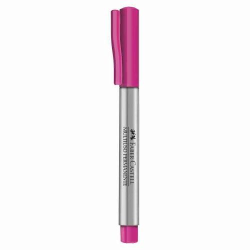 Marcador Permanente Multiuso Rosa - Faber