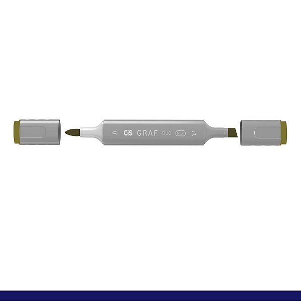 Marcador Graf Duo Brush 042 Bronze Green - Cis