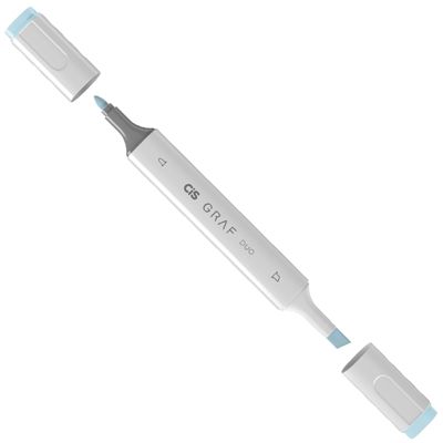 Marcador Graf Duo Brush 067 Pastel Blue - Cis