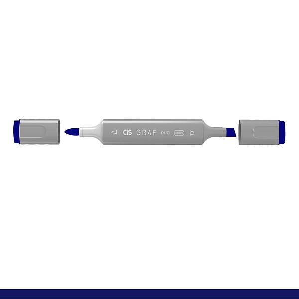 Marcador Graf Duo Brush 074 Brilliant Blue - Cis