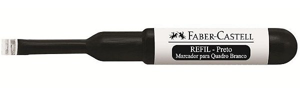 Refil Marcador Quadro Branco Preto - Faber