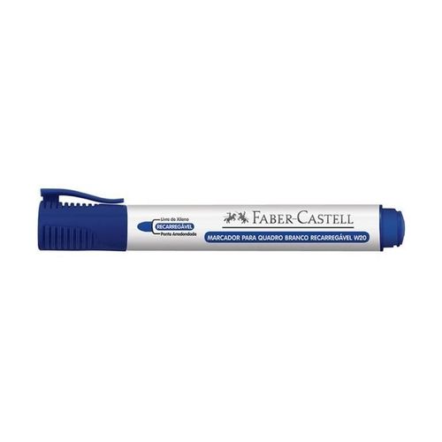 Marcador Quadro Bco Recar Azul - Faber Castell