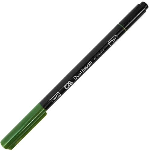 Marcador Dual Brush Aquarelavel 08 Verde Oliva-cis