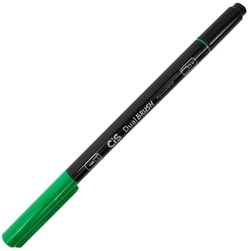 Marcador Dual Brush Aquarelavel 09 Verde - Cis