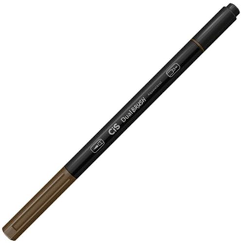 Marcador Dual Brush Aquarelavel 10 Marrom Esc -cis