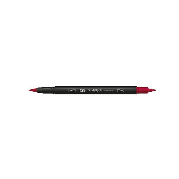 Marcador Dual Brush Aquarelavel 15 Vermelho Es-cis