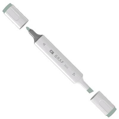 Marcador Graf Duo Gg1 Green Grey - Cis