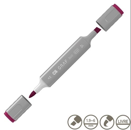 Marcador Graf Duo 002 Old Red - Cis