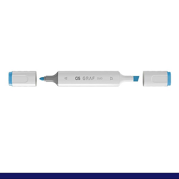 Marcador Graf Duo 064 Indian Blue - Cis