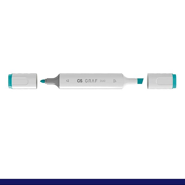 Marcador Graf Duo 063 Cerulean Blue - Cis