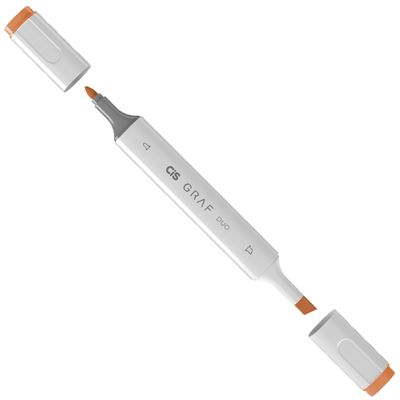 Marcador Graf Duo 140 Light Orange - Cis