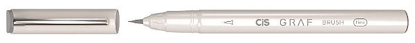 Marcador Artistico Graf Brush Fine Cinza - Cis