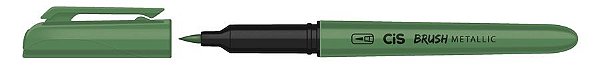 Marcador Brush Metallic Verde - Cis