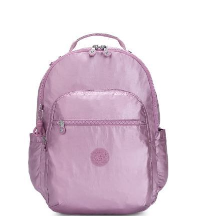 Mochila Costas Seoul Berry Sea Metallic - Kipling