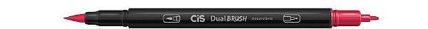 Marcador Dual Brush Aquarelavel 16 Carmesim - Cis