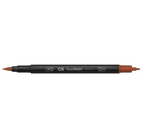 Marcador Dual Brush Aquarelavel 33 Castanho - Cis