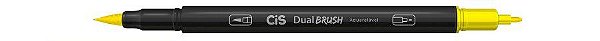 Marcador Dual Brush Aquarelavel 23 Amarelo - Cis