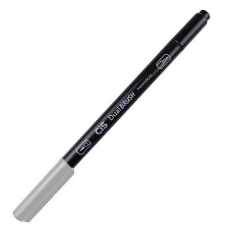Marcador Dual Brush Aquarelavel 44 Cinza 5c - Cis