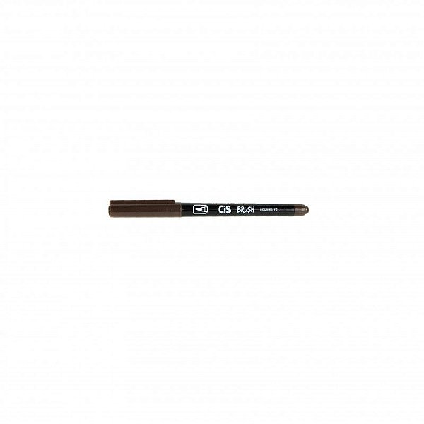 Marcador Brush Aquarelavel 10 Marrom Escuro - Cis