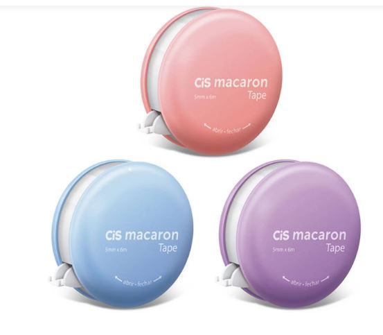 Fita Corretiva 5mmx6m Macaron Tape Sortido - Cis